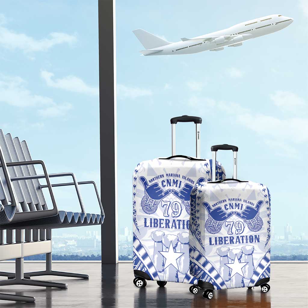 Northern Mariana Islands Liberation Day Luggage Cover 79th Anniversary