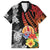 French Polynesia Bastille Day Family Matching Off Shoulder Maxi Dress and Hawaiian Shirt Tropical Turtle Hibiscus Polynesian Pattern