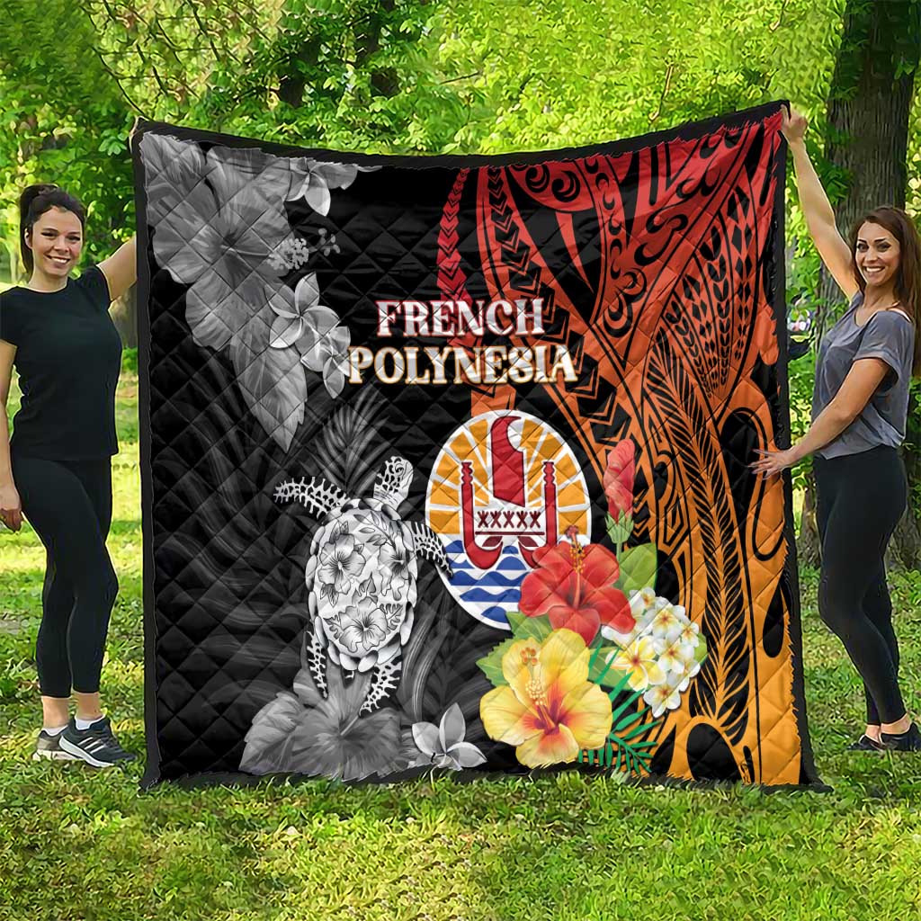 French Polynesia Bastille Day Quilt Tropical Turtle Hibiscus Polynesian Pattern LT05 - Polynesian Pride