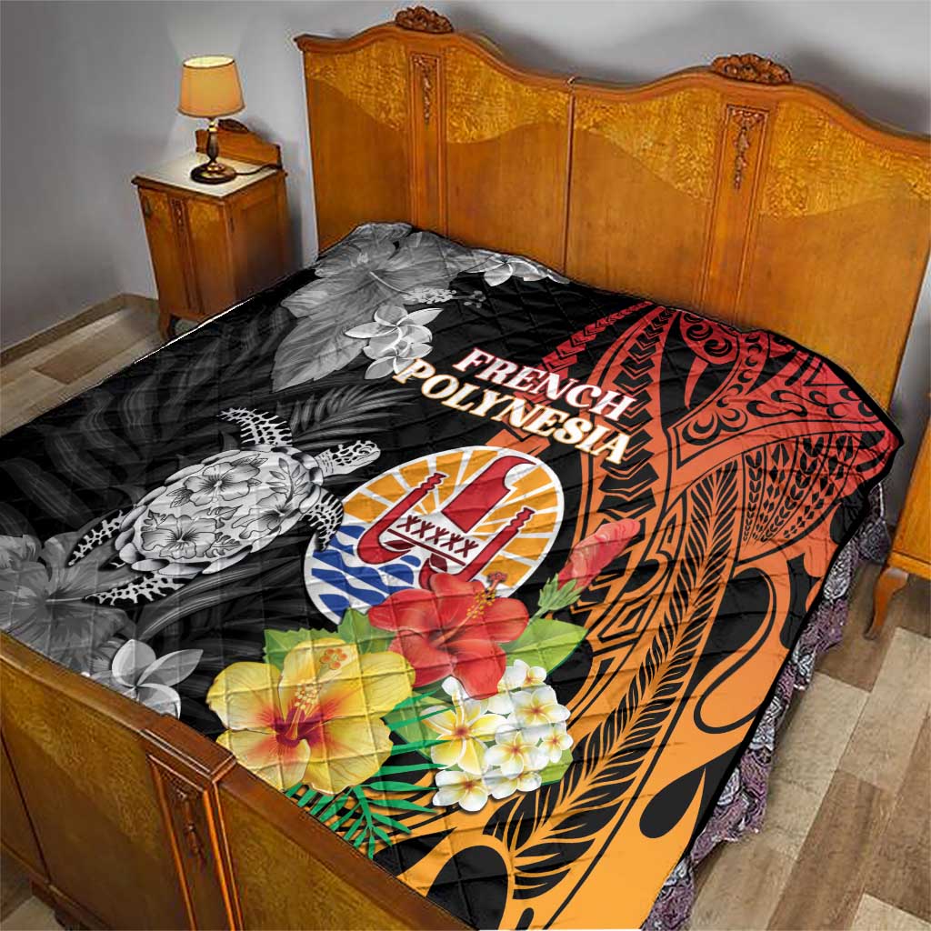 French Polynesia Bastille Day Quilt Tropical Turtle Hibiscus Polynesian Pattern LT05 - Polynesian Pride
