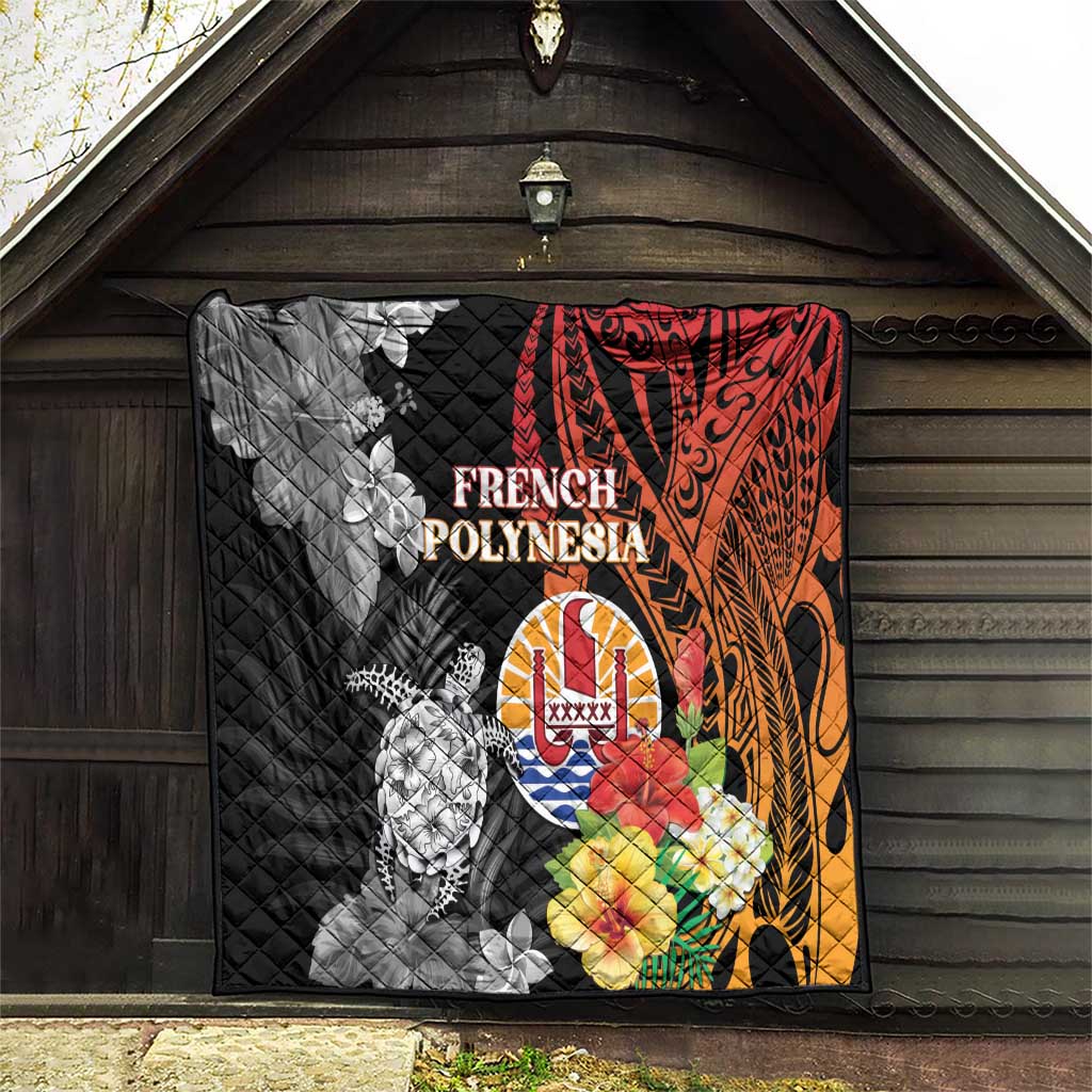 French Polynesia Bastille Day Quilt Tropical Turtle Hibiscus Polynesian Pattern LT05 - Polynesian Pride