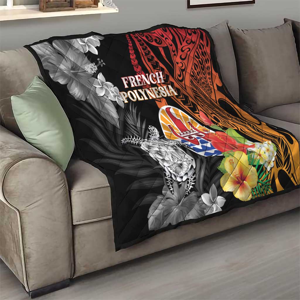 French Polynesia Bastille Day Quilt Tropical Turtle Hibiscus Polynesian Pattern LT05 - Polynesian Pride