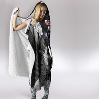 Wallis and Futuna Bastille Day Hooded Blanket Tropical Turtle Hibiscus Polynesian Pattern LT05 - Polynesian Pride