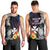 Wallis and Futuna Bastille Day Men Tank Top Tropical Turtle Hibiscus Polynesian Pattern