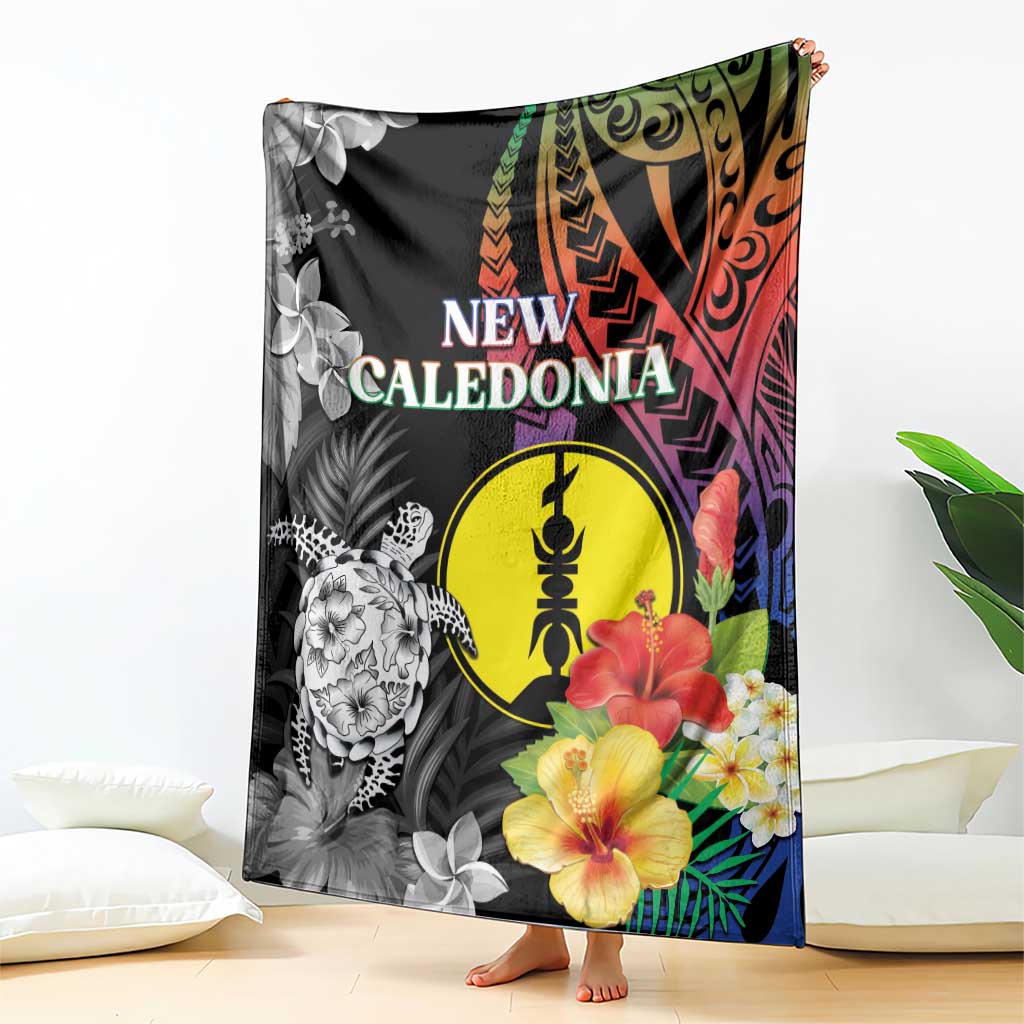 New Caledonia Bastille Day Blanket Tropical Turtle Hibiscus Polynesian Pattern LT05 - Polynesian Pride