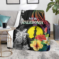New Caledonia Bastille Day Blanket Tropical Turtle Hibiscus Polynesian Pattern LT05 - Polynesian Pride