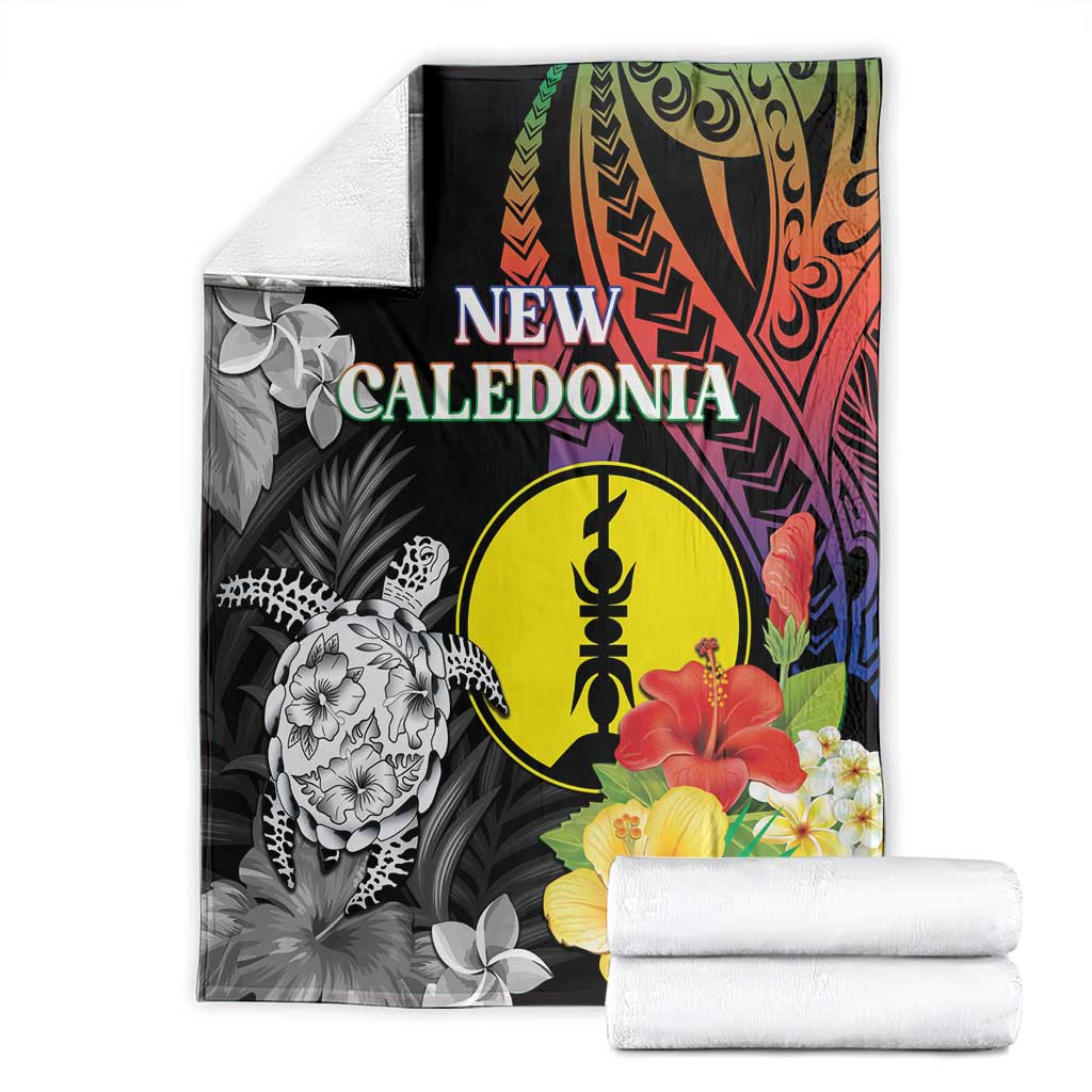 New Caledonia Bastille Day Blanket Tropical Turtle Hibiscus Polynesian Pattern LT05 - Polynesian Pride