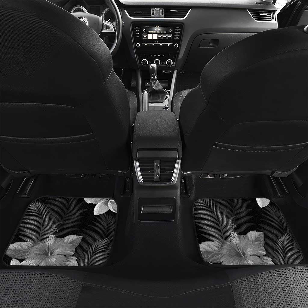 New Caledonia Bastille Day Car Mats Tropical Turtle Hibiscus Polynesian Pattern