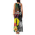 New Caledonia Bastille Day Family Matching Tank Maxi Dress and Hawaiian Shirt Tropical Turtle Hibiscus Polynesian Pattern