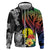 New Caledonia Bastille Day Hoodie Tropical Turtle Hibiscus Polynesian Pattern