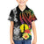 New Caledonia Bastille Day Kid Hawaiian Shirt Tropical Turtle Hibiscus Polynesian Pattern