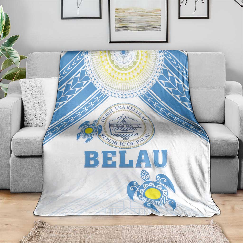 Palau Constitution Day Blanket Polynesian Turtle LT05 - Polynesian Pride