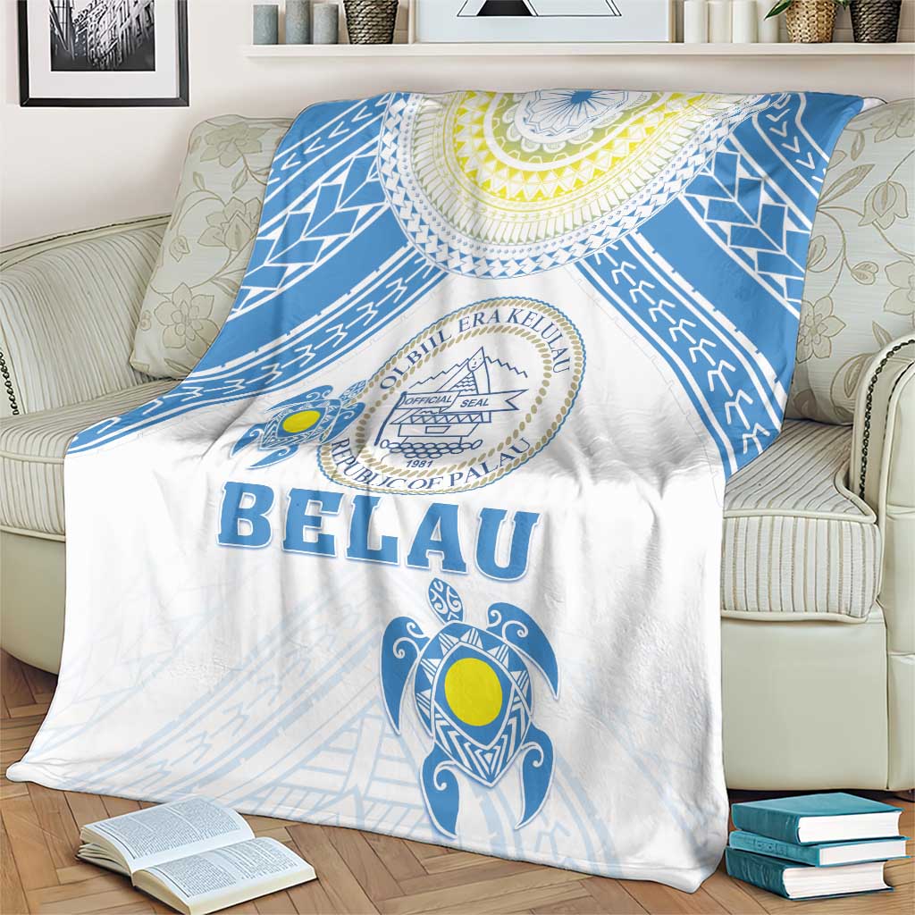 Palau Constitution Day Blanket Polynesian Turtle LT05 - Polynesian Pride