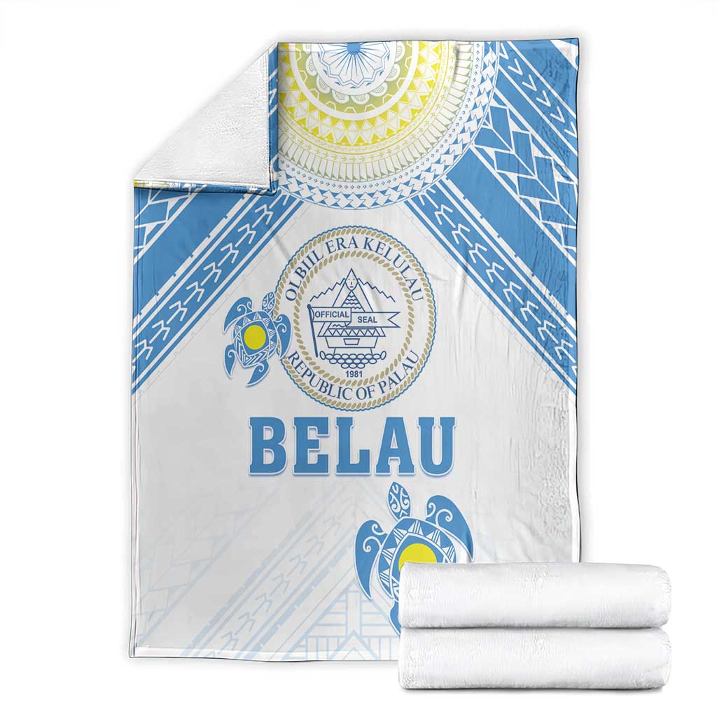 Palau Constitution Day Blanket Polynesian Turtle LT05 - Polynesian Pride