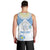 Personalised Palau Constitution Day Men Tank Top Polynesian Turtle