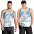 Personalised Palau Constitution Day Men Tank Top Polynesian Turtle