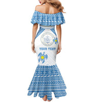 Personalised Palau Constitution Day Mermaid Dress Polynesian Turtle LT05 - Polynesian Pride