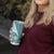 Samoa Siapo Elegant Tumbler Cup Hibiscus Teal Motifs - Polynesian Pride