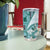 Samoa Siapo Elegant Tumbler Cup Hibiscus Teal Motifs - Polynesian Pride