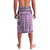 Samoa Siapo Elegant Lavalava Hibiscus Violet Motifs - Polynesian Pride