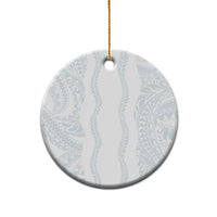 Samoa Lotu Tamaiti Ceramic Ornament Teuila With Tribal Motifs LT05 - Polynesian Pride