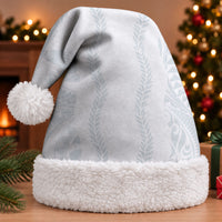 Samoa Lotu Tamaiti Christmas Santa Hat Teuila With Tribal Motifs LT05 With Fur White - Polynesian Pride