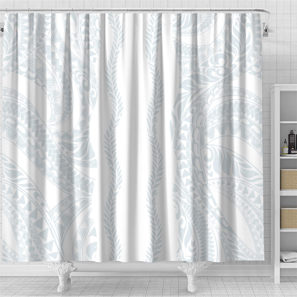 Samoa Lotu Tamaiti Shower Curtain Teuila With Tribal Motifs LT05 - Polynesian Pride