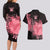 Breast Cancer Couples Matching Long Sleeve Bodycon Dress and Hawaiian Shirt Survivor Polynesian Ribbon Butterfly LT05 - Polynesian Pride