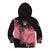 Breast Cancer Kid Hoodie Survivor Polynesian Ribbon Butterfly LT05 - Polynesian Pride