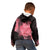 Breast Cancer Kid Hoodie Survivor Polynesian Ribbon Butterfly LT05 - Polynesian Pride