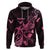 Breast Cancer Awareness Hoodie Ribbon Polynesian Pattern Black Version LT05 Pullover Hoodie Black - Polynesian Pride