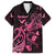 Breast Cancer Awareness Kid Hawaiian Shirt Ribbon Polynesian Pattern Black Version LT05 Kid Black - Polynesian Pride