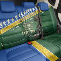 Solomon Islands Remembrance Day Back Car Seat Cover Lest We Forget