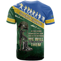Solomon Islands Remembrance Day T Shirt Lest We Forget