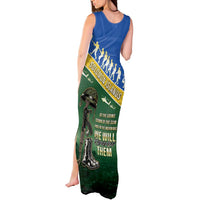 Solomon Islands Remembrance Day Tank Maxi Dress Lest We Forget LT05 - Polynesian Pride