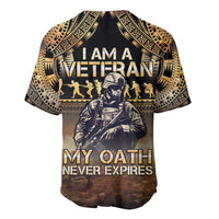 Polynesia Veterans Day Baseball Jersey Thank You Veterans Polynesian Pattern LT05 - Polynesian Pride