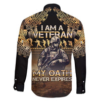 Polynesia Veterans Day Family Matching Off The Shoulder Long Sleeve Dress and Hawaiian Shirt Thank You Veterans Polynesian Pattern LT05 - Polynesian Pride