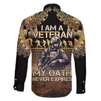 Polynesia Veterans Day Family Matching Short Sleeve Bodycon Dress and Hawaiian Shirt Thank You Veterans Polynesian Pattern LT05 - Polynesian Pride