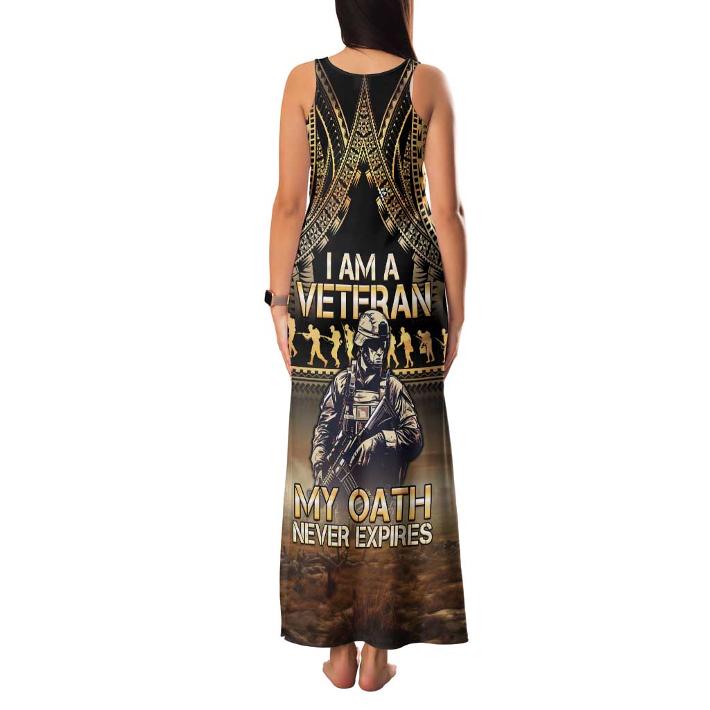 Polynesia Veterans Day Family Matching Tank Maxi Dress and Hawaiian Shirt Thank You Veterans Polynesian Pattern LT05 - Polynesian Pride