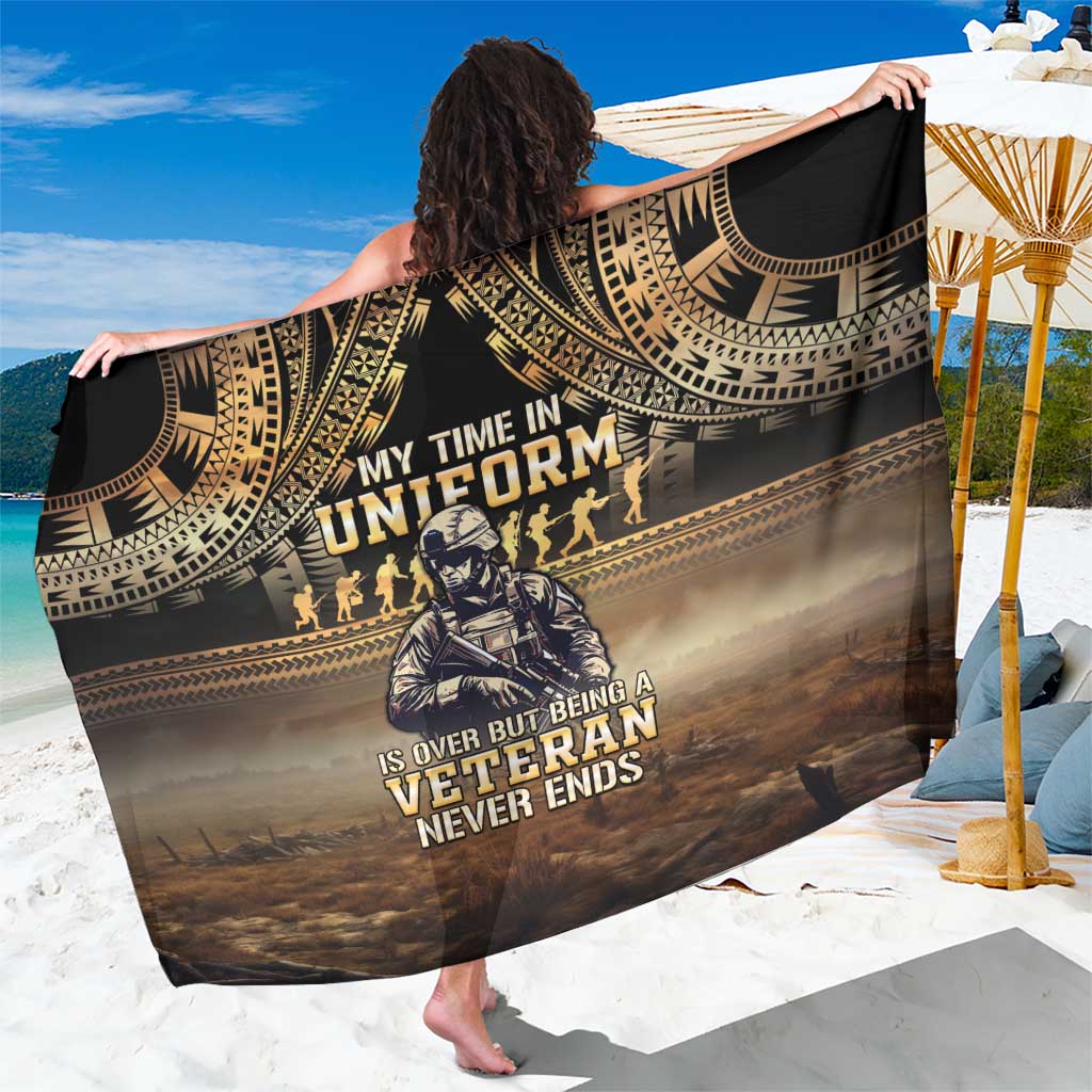 Polynesia Veterans Day Sarong Thank You Veterans Polynesian Pattern