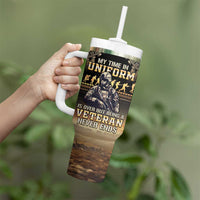 Polynesia Veterans Day Tumbler With Handle Thank You Veterans Polynesian Pattern LT05 - Polynesian Pride