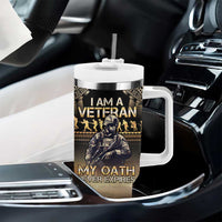 Polynesia Veterans Day Tumbler With Handle Thank You Veterans Polynesian Pattern LT05 - Polynesian Pride