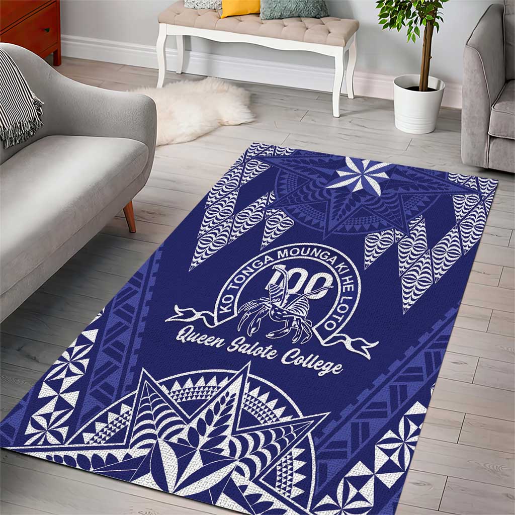Queen Salote College Centenary Area Rug Tongan Kupesi Pattern LT05 - Polynesian Pride