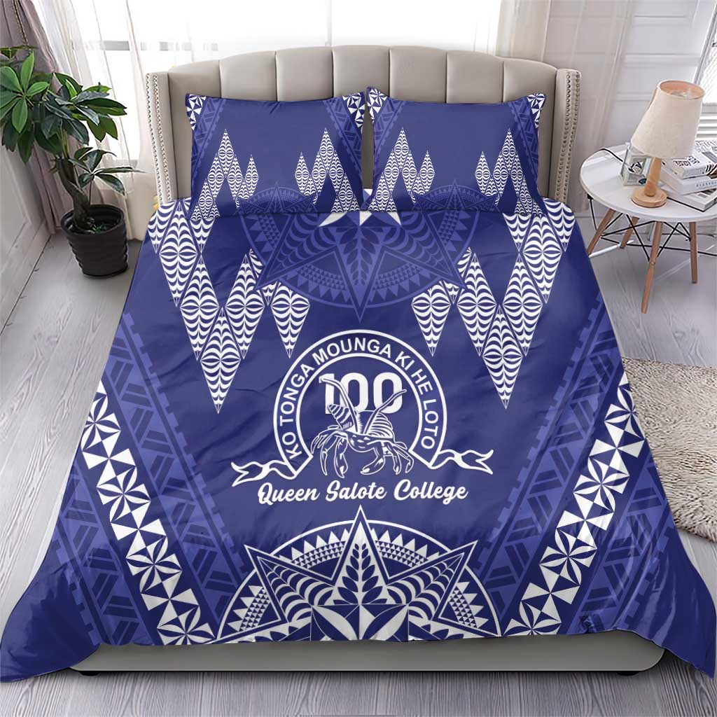 Queen Salote College Centenary Bedding Set Tongan Kupesi Pattern LT05 - Polynesian Pride
