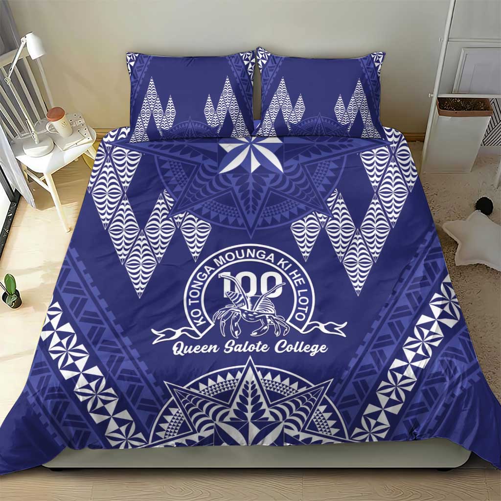 Queen Salote College Centenary Bedding Set Tongan Kupesi Pattern LT05 - Polynesian Pride