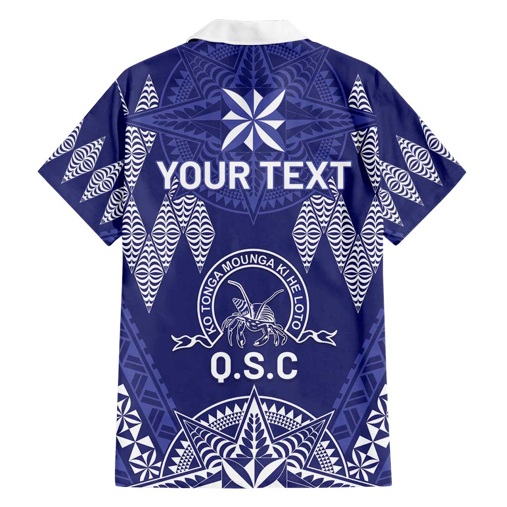 Personalised Queen Salote College Centenary Family Matching Off Shoulder Maxi Dress and Hawaiian Shirt Tongan Kupesi Pattern LT05 - Polynesian Pride