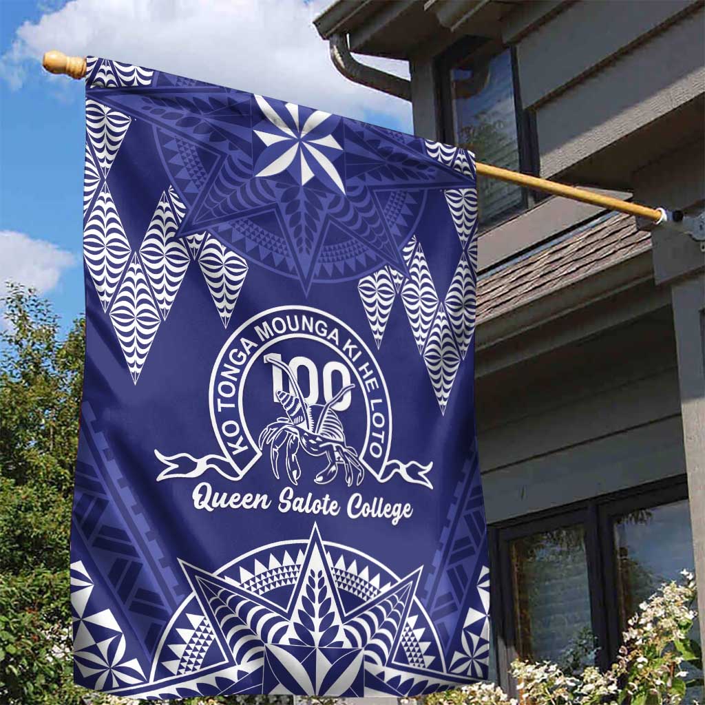 Queen Salote College Centenary Garden Flag Tongan Kupesi Pattern LT05 - Polynesian Pride