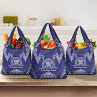 Queen Salote College Centenary Grocery Bag Tongan Kupesi Pattern - Polynesian Pride