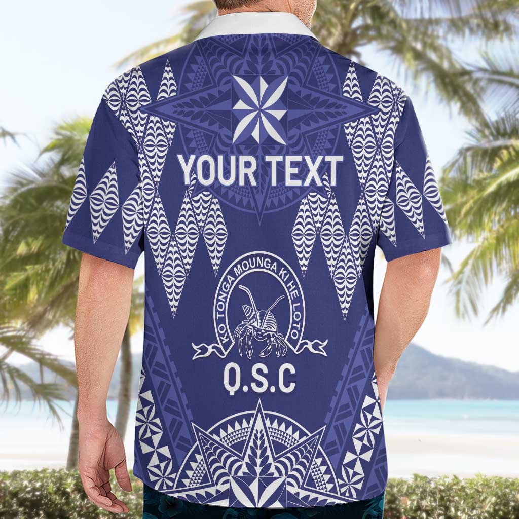 Personalised Queen Salote College Centenary Hawaiian Shirt Tongan Kupesi Pattern - Polynesian Pride