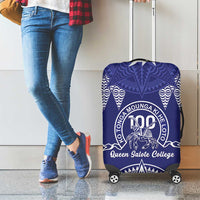 Queen Salote College Centenary Luggage Cover Tongan Kupesi Pattern LT05 - Polynesian Pride